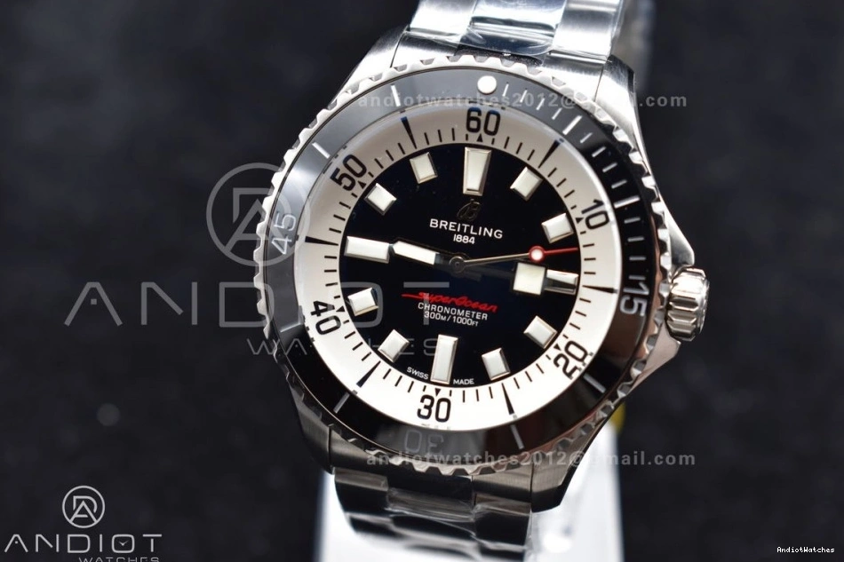 Edition White Black on 1:1 Dial Best Bracelet TF Automatic Chic 44 475 SuperOcean SS A 1226